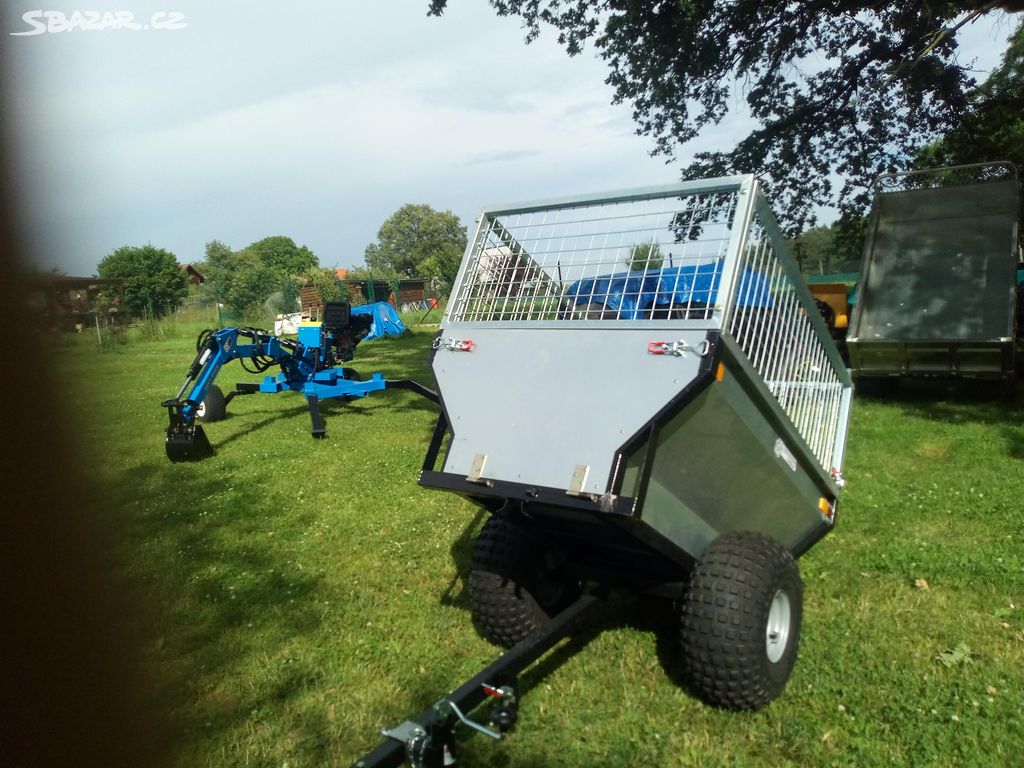 Prodám nový vozík za auto, čtyřkolku apod.,vy