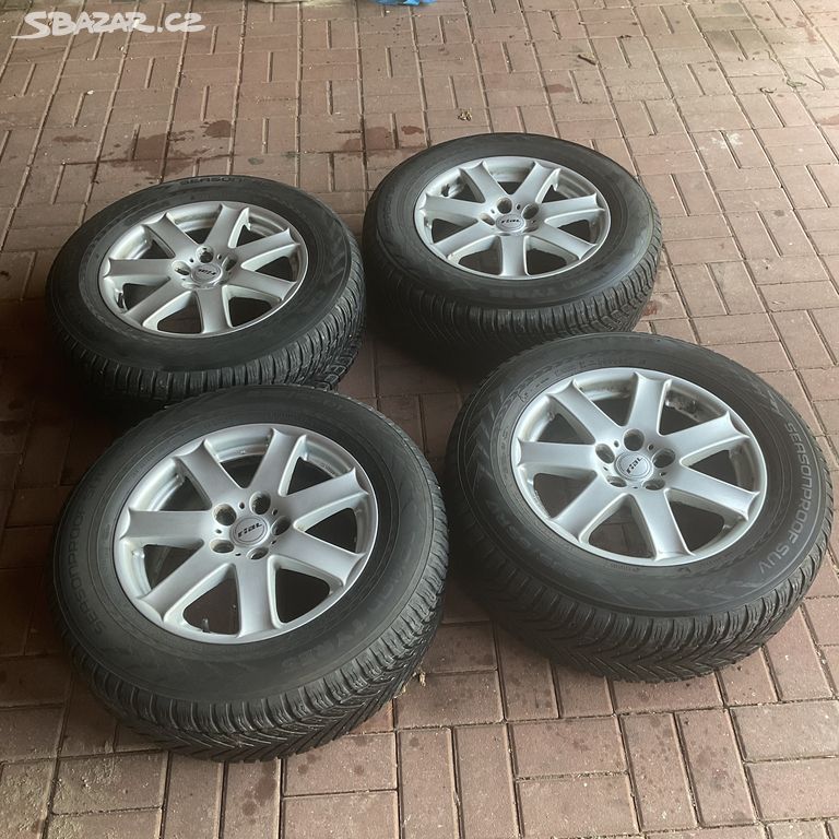 ALU kola 235/65 R17 (BMW X5 E53) - celoroční pneu