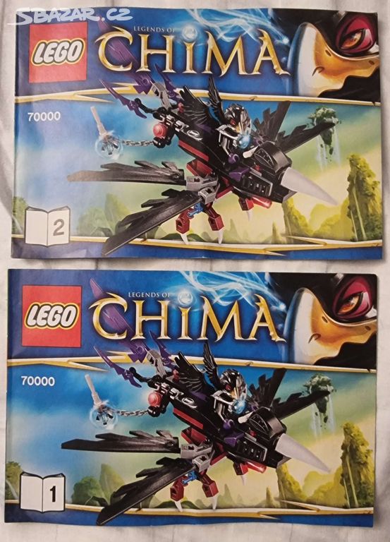 Prodám LEGO Chima 70000 - Razcalův havraní kluzák