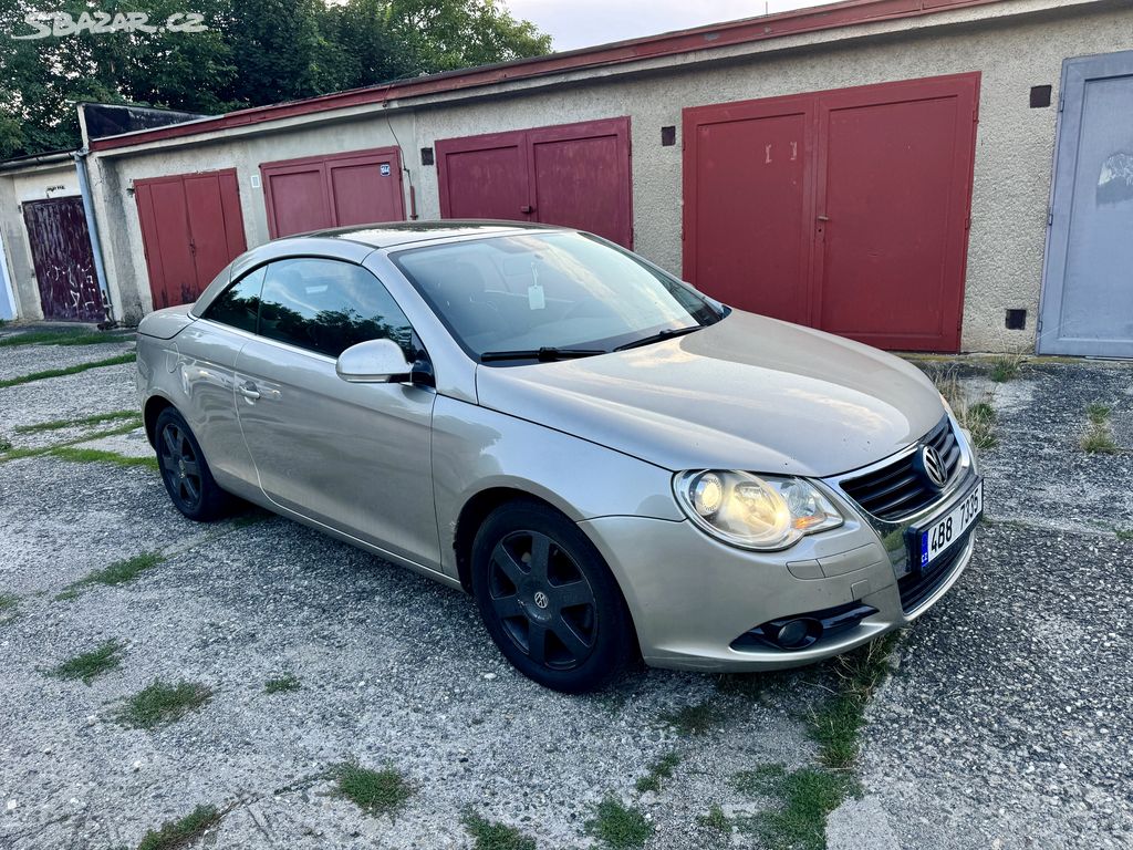 KABRIO VOLKSWAGEN EOS, 2.0 TDI, PŮVOD ČR, NOVÁ STK