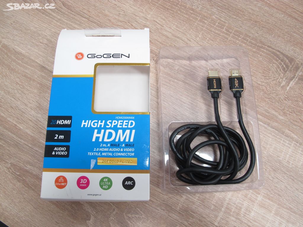 Video kabel GoGEN HDMI10MMM02 nabídka 1085
