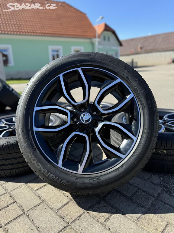 ORIGINÁL Alu Škoda Crater R19, 5x112 - TOP STAV