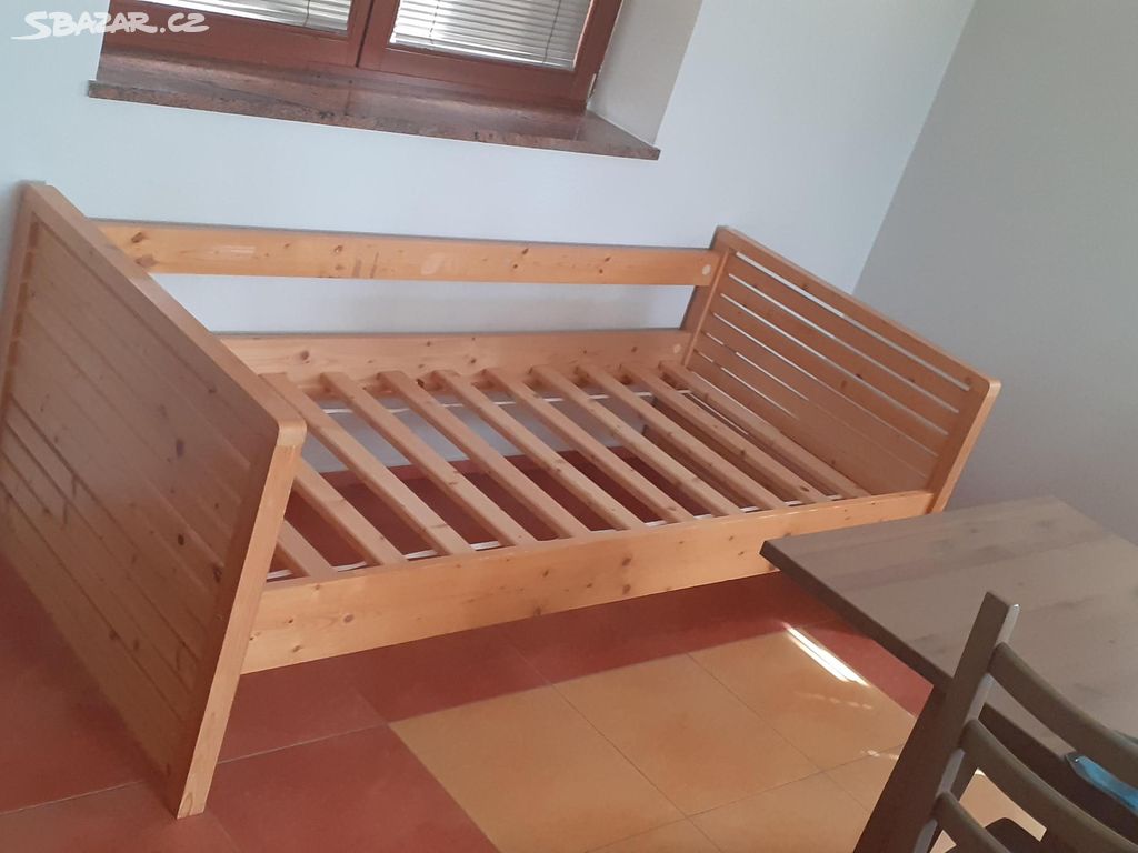 postel Gazel + úložné boxy pod postel