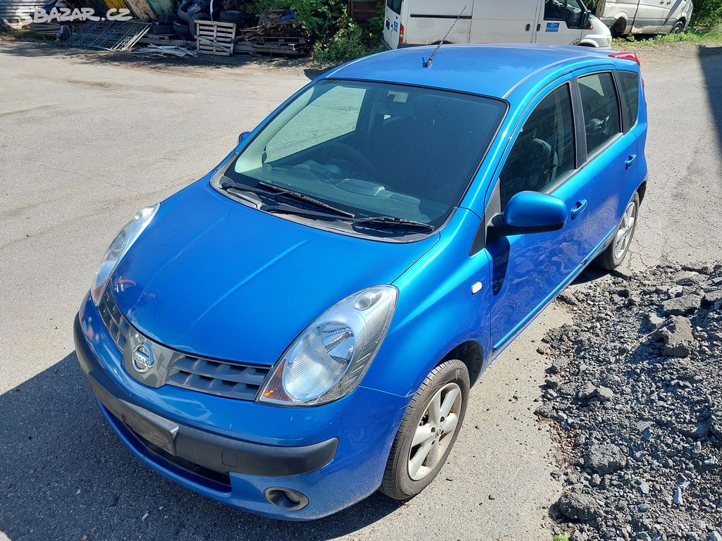 Nissan Note, 65kW, motor CR14, britská varianta