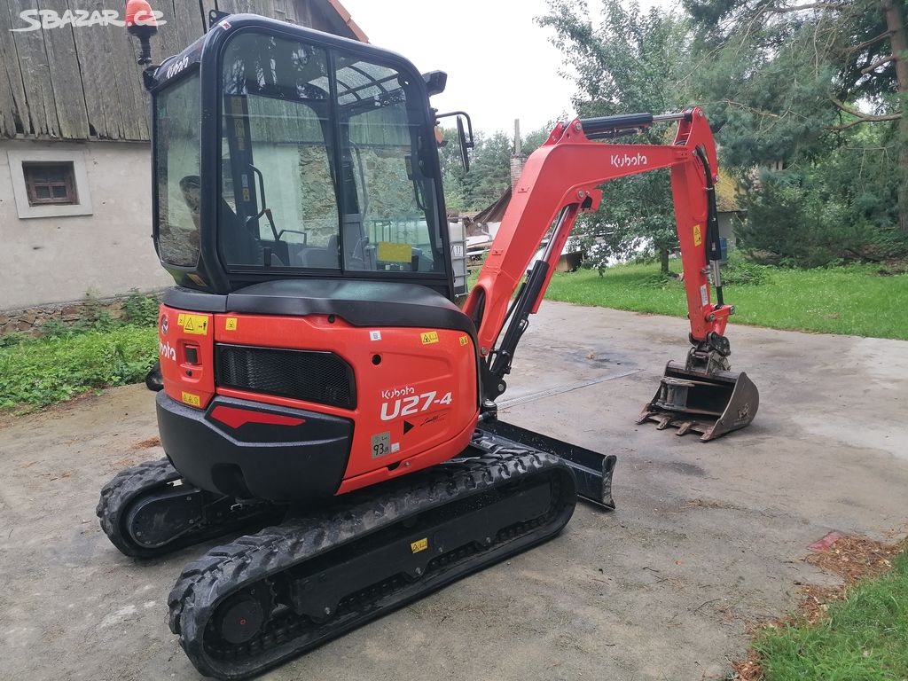 Minibagr Kubota U27-4,2023