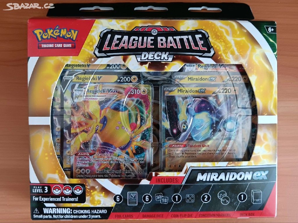 Miraidon Ex League Battle deck nový