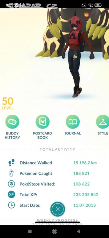 Pokémon GO 50 lvl účet ! ARMORED MEWTWO