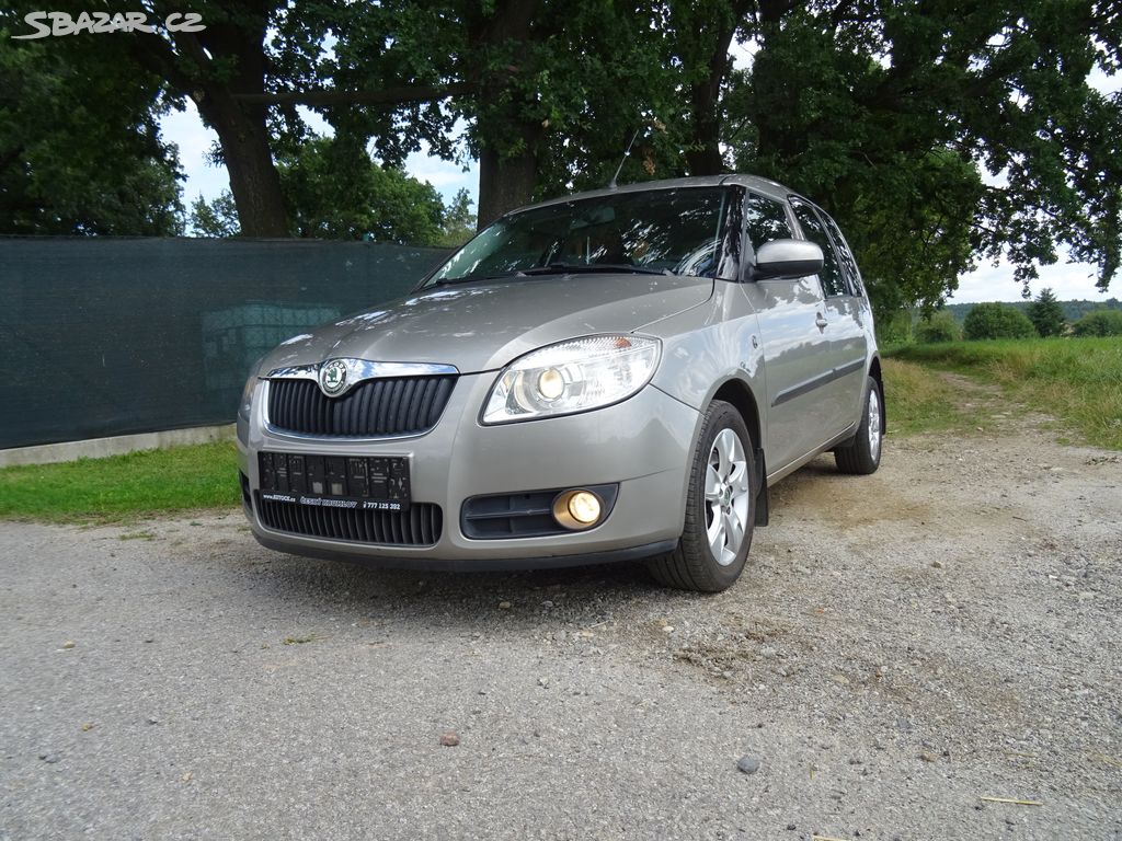 Škoda Roomster 1,9 TDI 77kW aut. klima, tažné