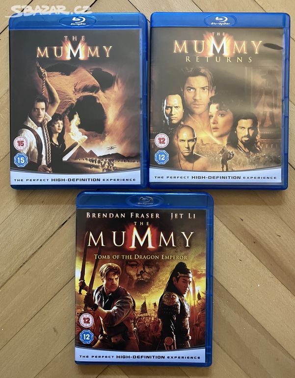 The Mummy 1/2/3 blu-rays