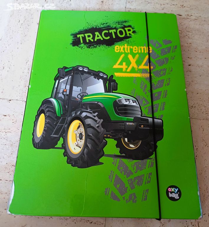 Box na sešity A4 traktor