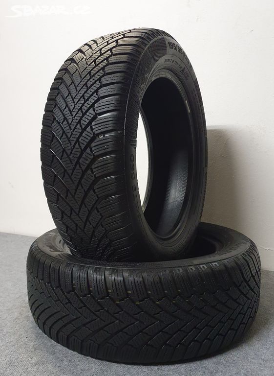 2x ZÁNOVNÍ 195/55 R15 Zimní Continental WC TS860