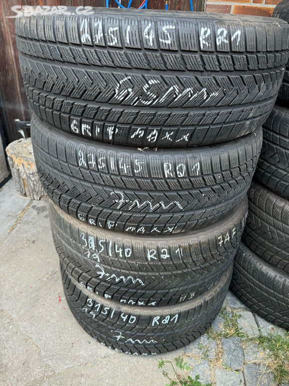 Zimní sada pneu 2x275/45 a 315/40 R21 Gripmax