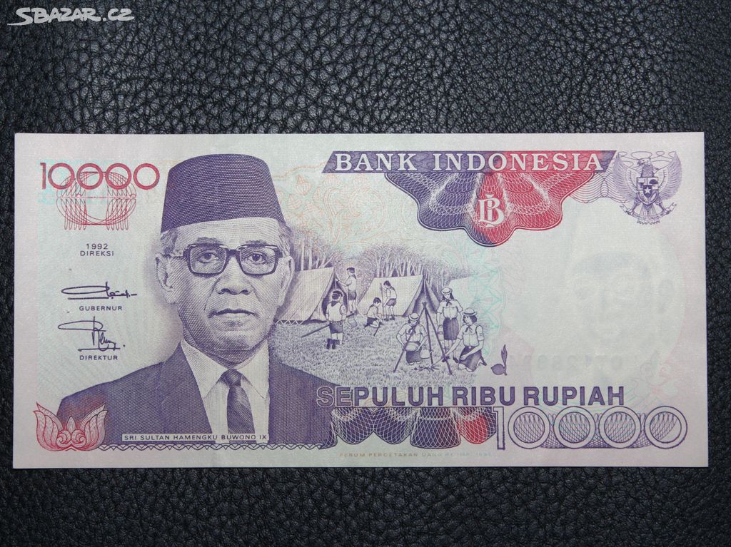 Indonésie 10000 Rupií 1992