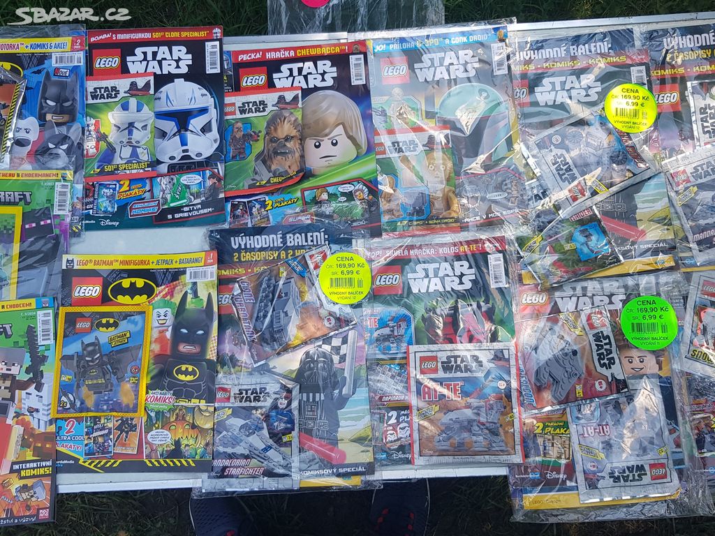 Lego časopisy s figurkou marvel,dc, star wars atd