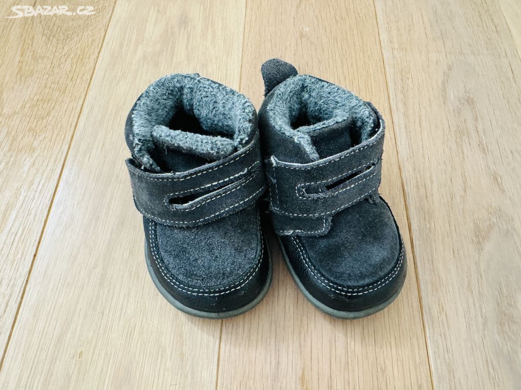 Zateplené barefoot boty, vel. 12-18m