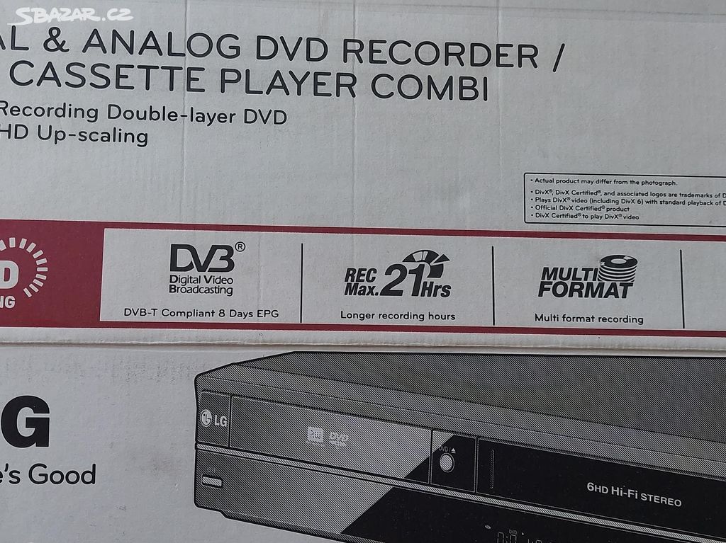 COMBO LG RTC 699H ZÁZNAM Z VHS NA DVD