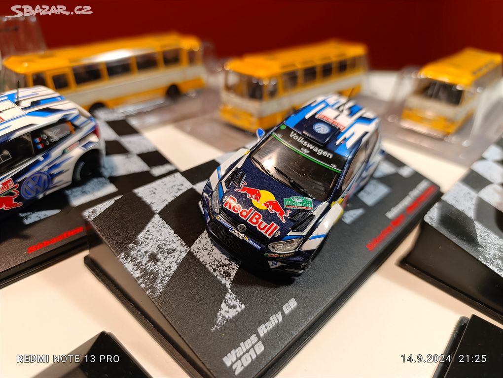 Modely aut Vw Polo WRC - DeAgostini 1/43