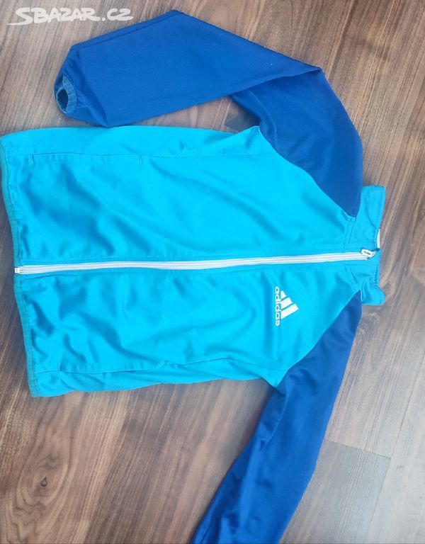 Mikina modrá Adidas 122/128