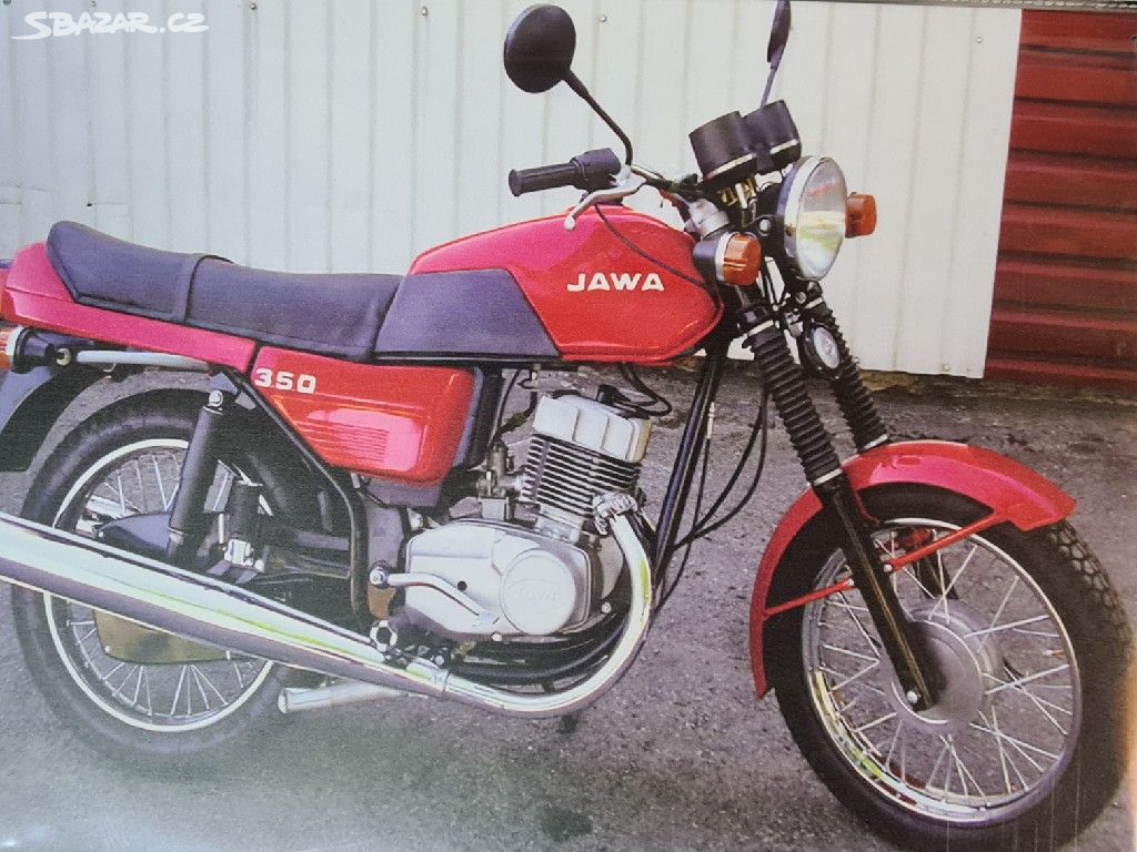 Plechová cedule retro JAWA 350