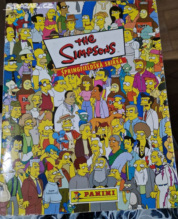 Album samolepek The Simpsons Springfieldska sbirka