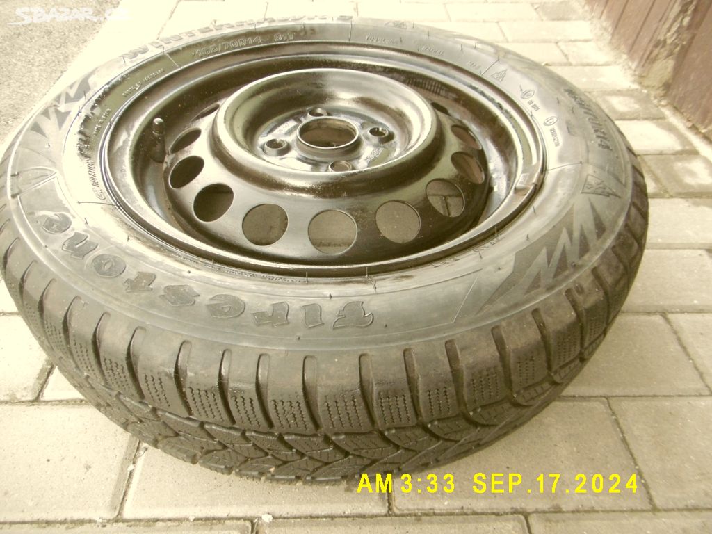 Zimní sadu komplet kola 165/70R 14 ET 45