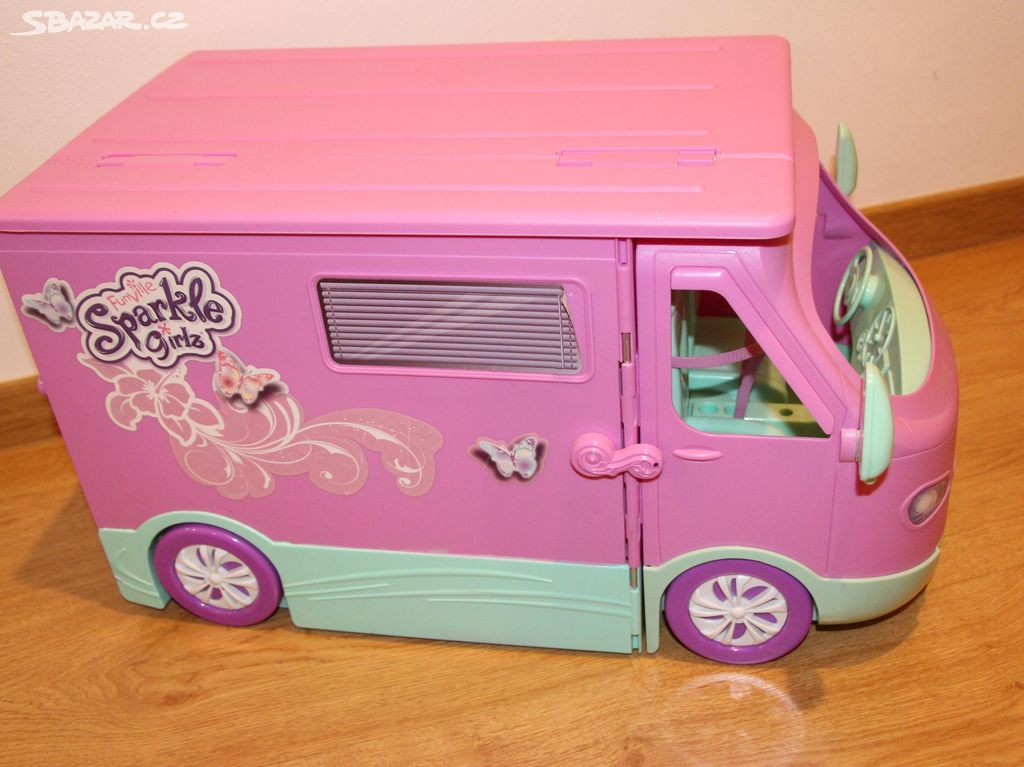 Karavan Sparkle Girlz obytný pro panenky