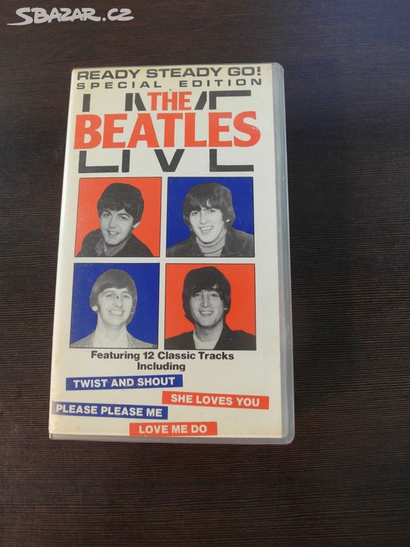 Raritní VHS - The Beatles LIVE 1964 - vydáno 1985