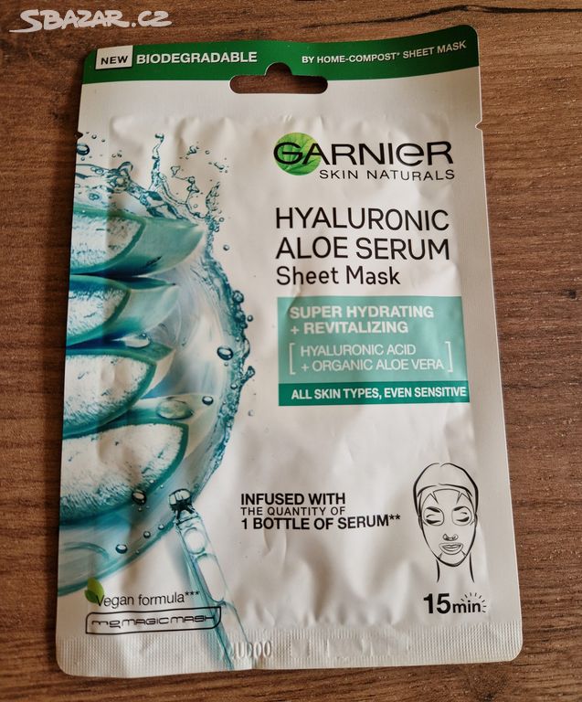 Superhydratační a revitalizační maska Garnier