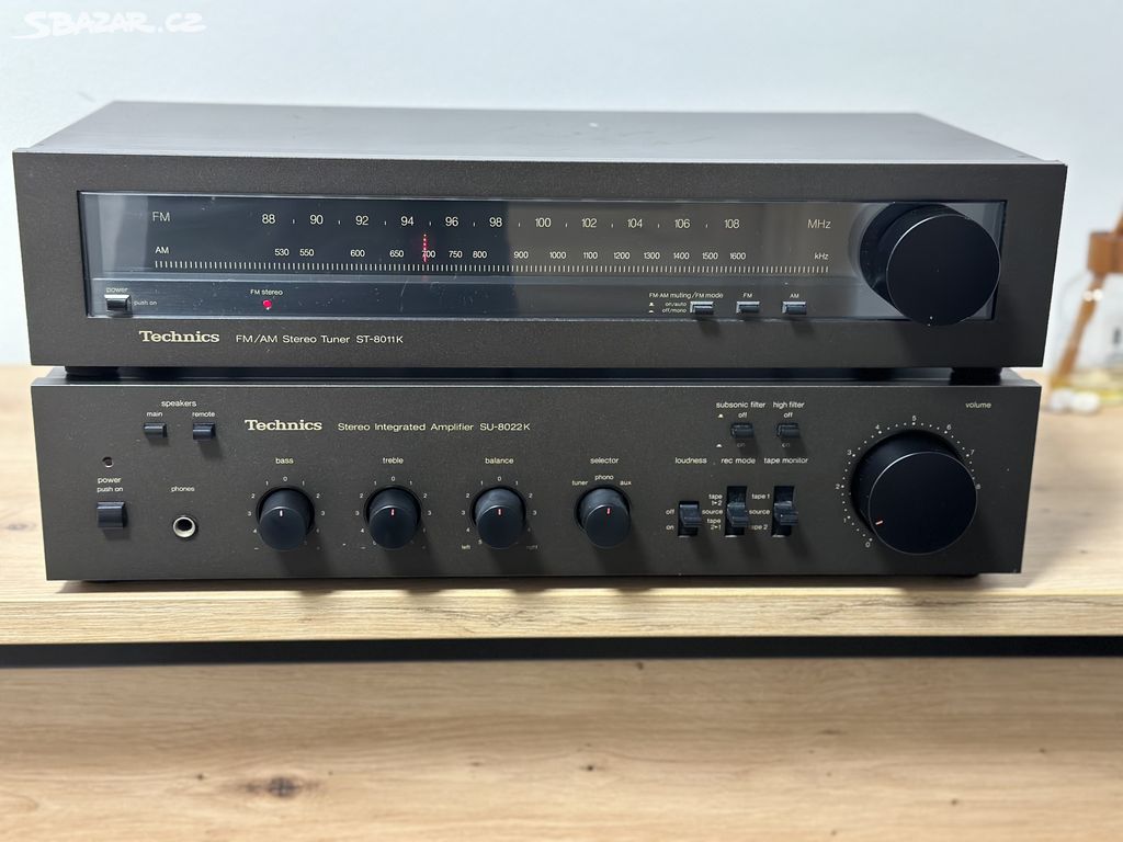 TECHNICS SU-8022 K STEREO ZESILOVAČ A TUNER !!