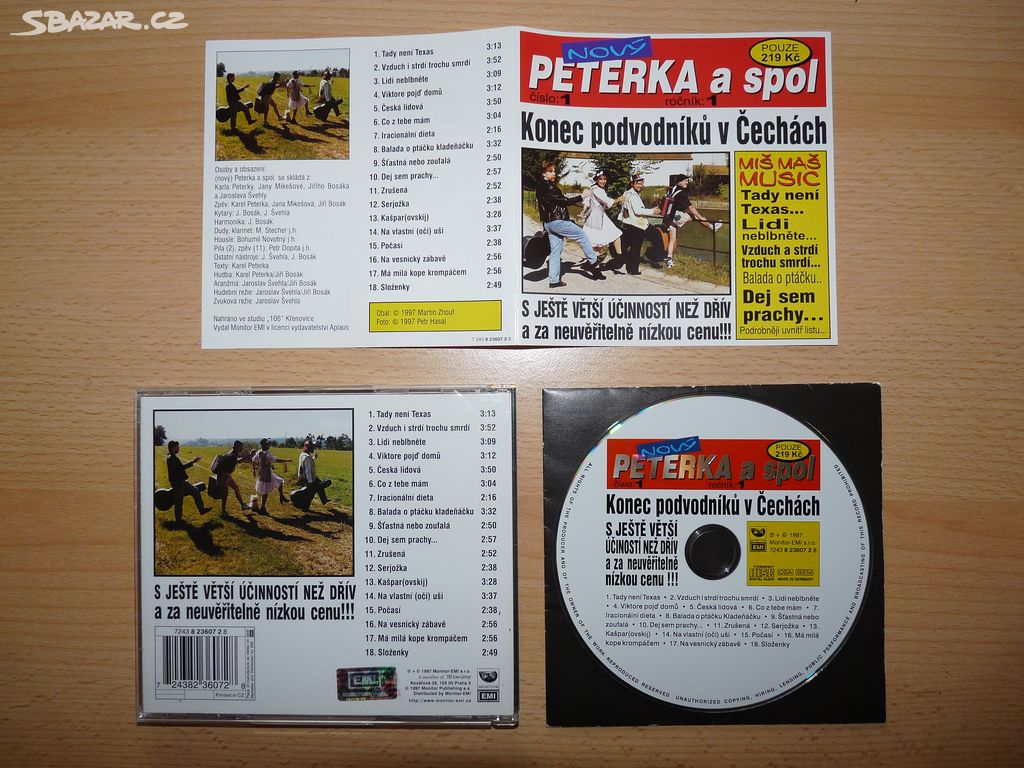 prodám CD PETERKA A SPOL.-Konec Podvodníků.. 1997