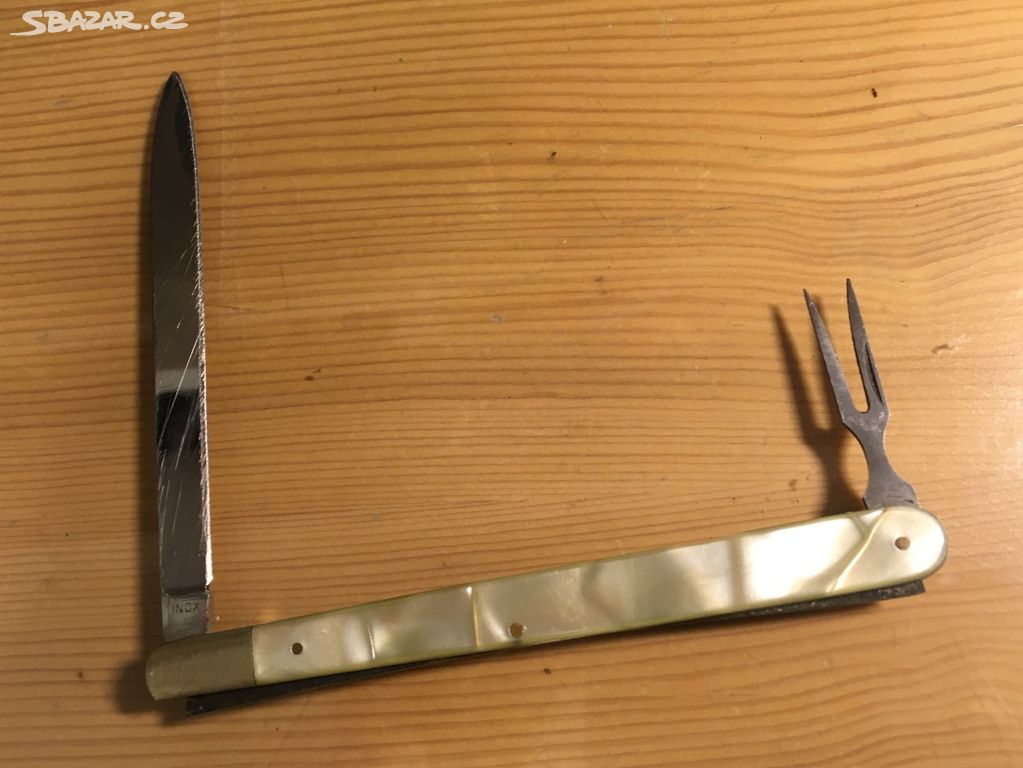 Starožitný reklamní degustační nůž zn. SOLINGEN