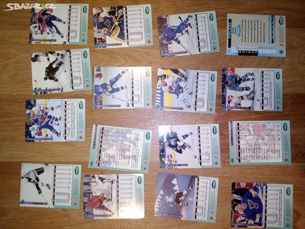 Hokejové kartičky NHL 1990-1996