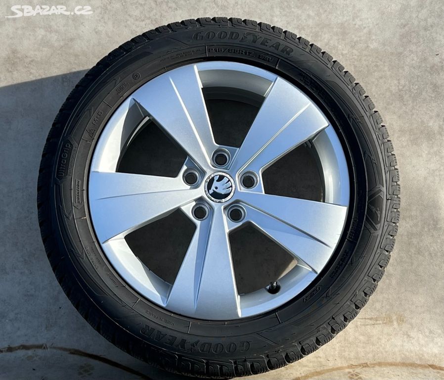 Originální kola Škoda Triton 5x112 R17 ZIMNÍ č.F20