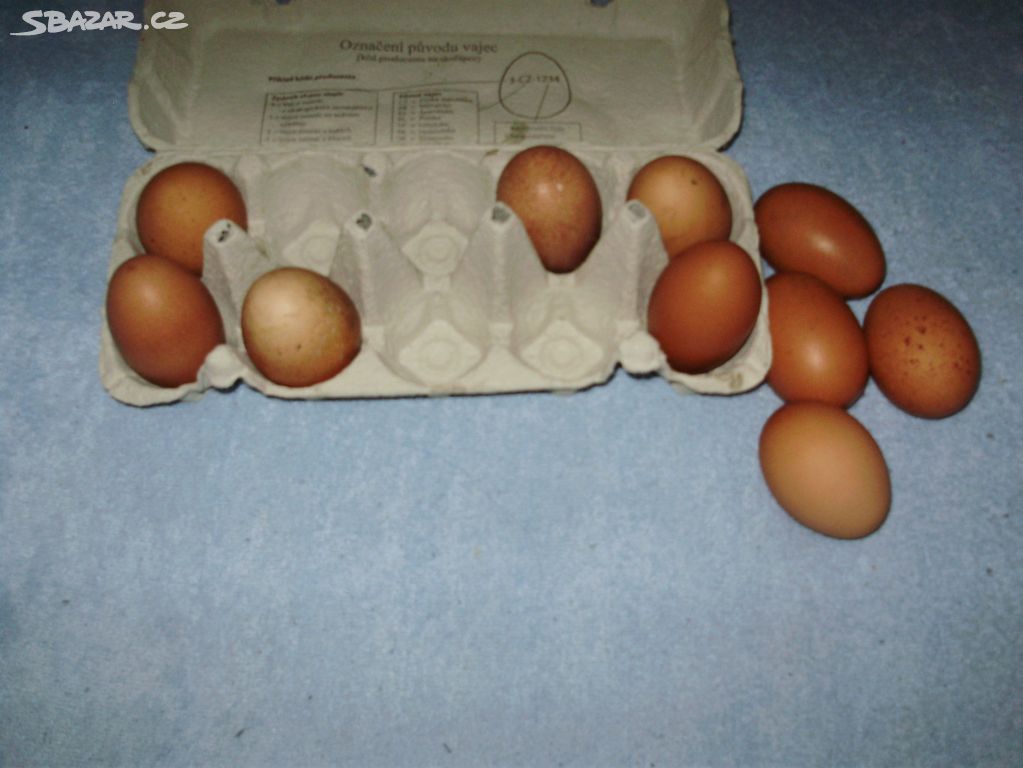 přebytek domácích vajec