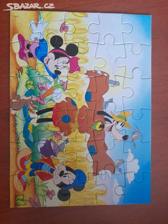 Dětské puzzle - Mickey Mouse