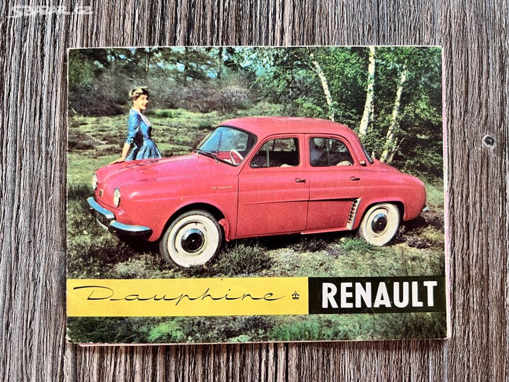 Prospekt Renault Dauphine ( 1958 )