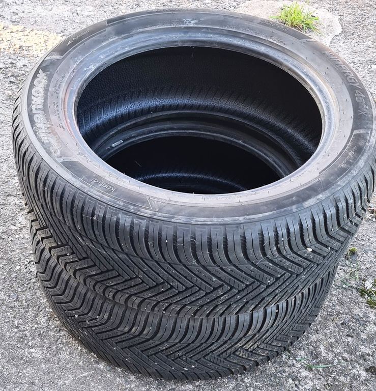 2ks Celoročních pneu Hankook 255/50R19 107W, 7mm