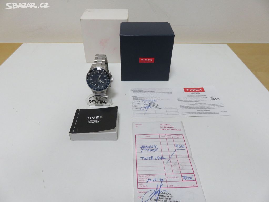 Pánské hodinky Timex IQ+ TW2R39700 celoocelové