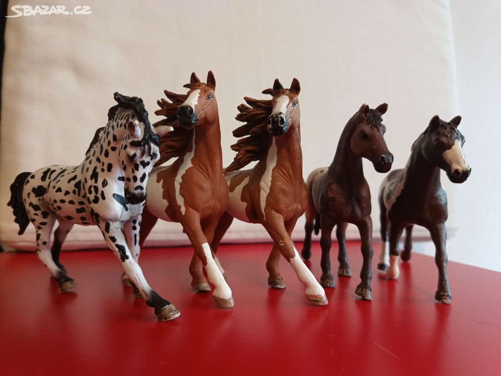 Schleich knabstrupp, pinto, appal - hraní, odraní