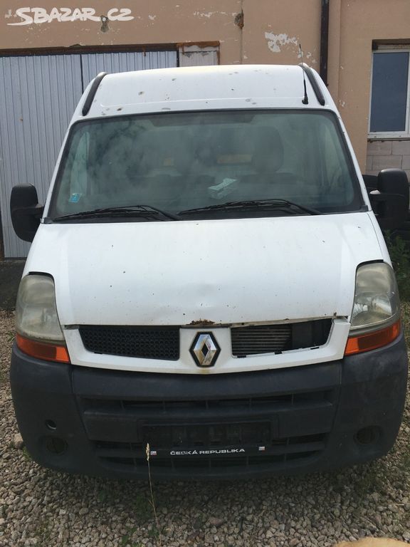 10. Renault Master 120DCI 2,5 od 2000 - 2006 díly