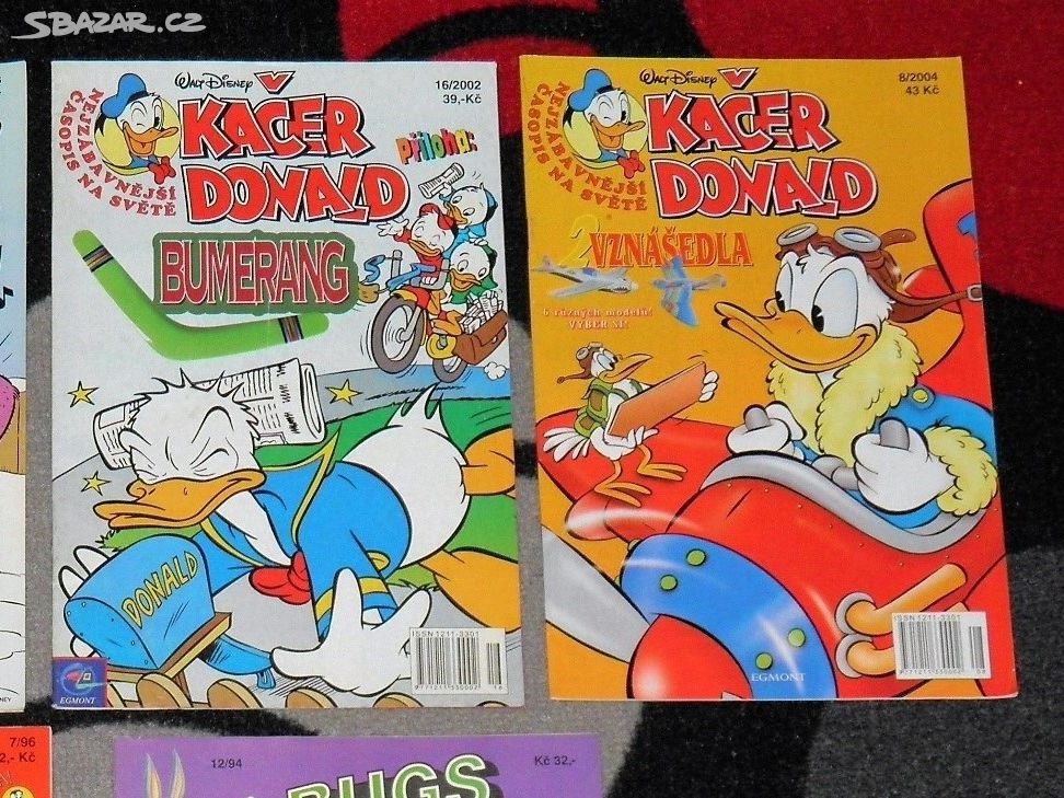 Top stav - komiksy Kačer Donald z 2002 a 2004