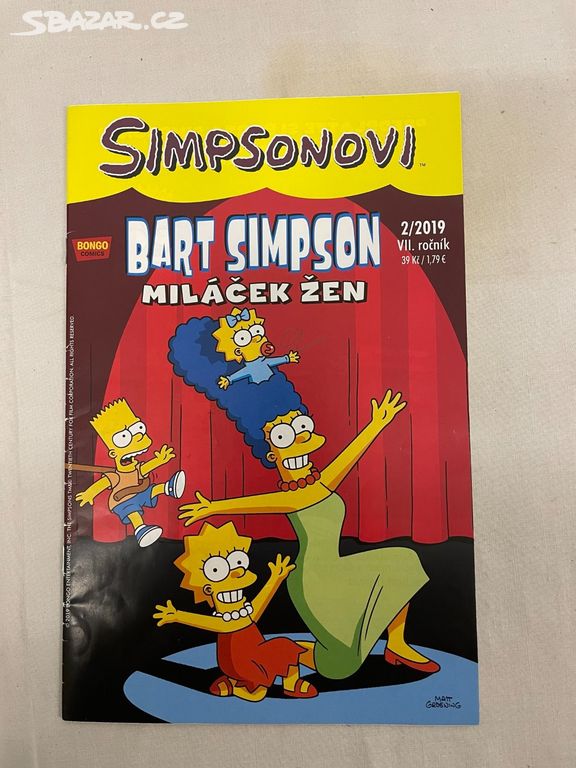 komiks Bart Simpson - Miláček žen