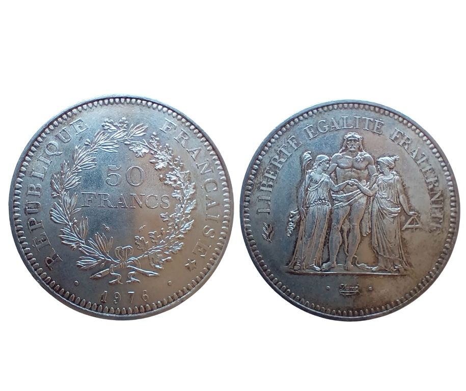 Francie - 50 Franků, 10 frank, stříbro různé roky
