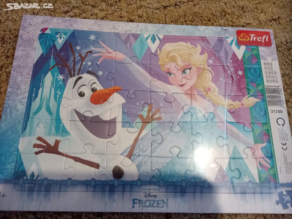 Prodám nové puzzle Frozen/Ledové království