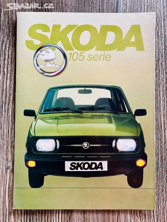 Prospekt Škoda 105 serie ( 198X ) NL " Užovka "
