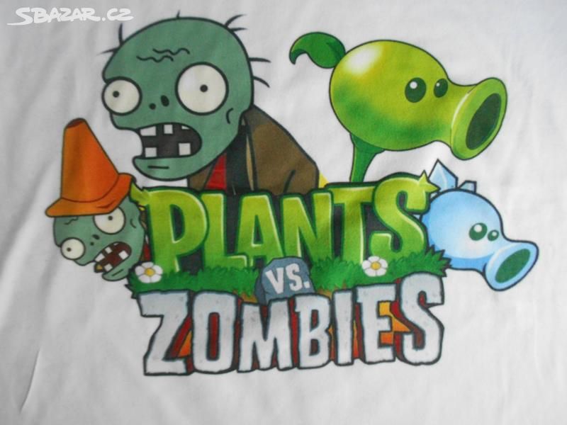 Tričko Plants vs Zombie vel.13 let