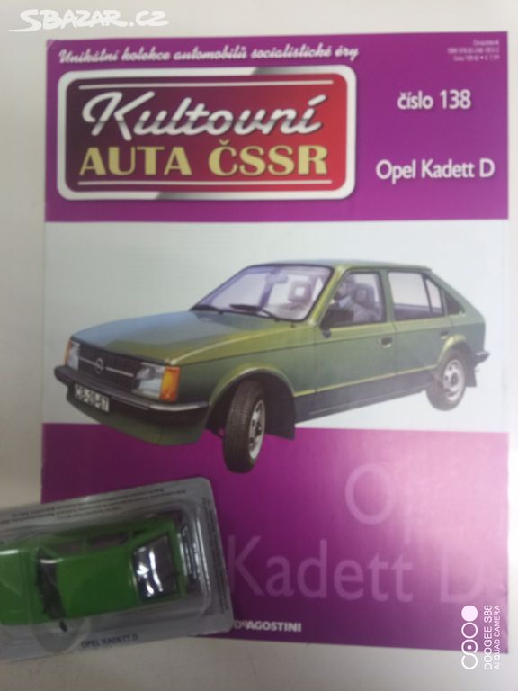 Model Opel Kadett D-kultovní auta ČSSR-DeAgostini