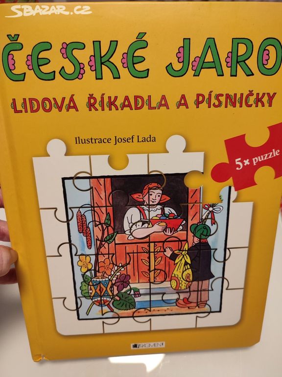 Lidová říkadla a písničky s puzzle,České jaro