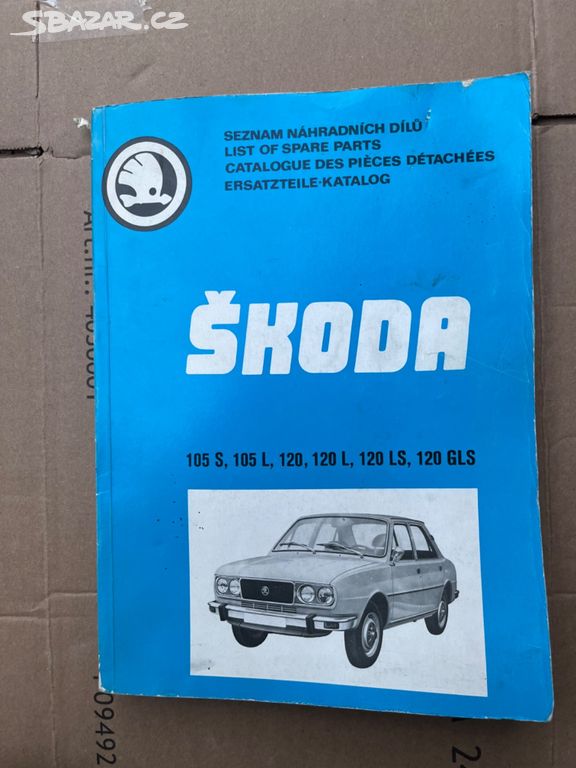 Katalog dílů Škoda 105, 120