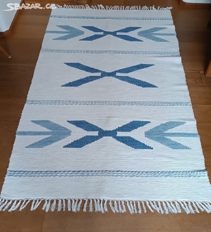 Kusový koberec,  100% bavlna, 125 x 195 cm